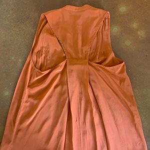 silk orange tank